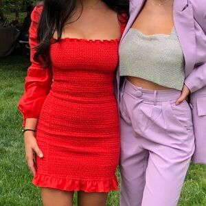 Reformation Long Sleeve Dress